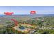 Aerial view of a new neighborhood near Folly Beach and Sullivan's Island at Cir, Mount Pleasant, SC 29464