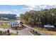 Gated community entrance with landscaping and signage at 1104 Cooper Point St, Summerville, SC 29485