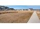 A street view highlights a sidewalk leading past a landscaped area and traditional-style homes in a residential community at 1104 Cooper Point St, Summerville, SC 29485