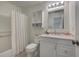 Clean bathroom with white vanity and shower/tub combo at 1158 Village Creek Lane Unit 4 # 803, Mount Pleasant, SC 29464