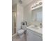 Neat bathroom featuring a shower and updated vanity at 1158 Village Creek Lane Unit 4 # 803, Mount Pleasant, SC 29464