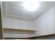 Walk-in closet with shelving providing ample storage space at 1158 Village Creek Lane Unit 4 # 803, Mount Pleasant, SC 29464