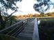 Wooden walkway leading to the water with scenic views at 1158 Village Creek Lane Unit 4 # 803, Mount Pleasant, SC 29464