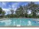 Community pool with clear water and surrounding trees at 127 Lancer Dr, Summerville, SC 29485