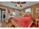 Charming bedroom with a unique wood-paneled wall at 2007 Central Ave, Summerville, SC 29483