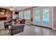Recreation room with French doors opening to a backyard and pool at 2007 Central Ave, Summerville, SC 29483