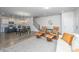 Open floor plan with living room, kitchen, and dining area at 264 Godwit Dr, Summerville, SC 29486