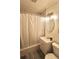 Simple bathroom with shower/tub combo and updated vanity at 2744 E Surrey Dr, North Charleston, SC 29405