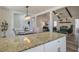 Open dining area with stylish table setting, flowing to a comfortable living space at 303 Longleaf Rd, Summerville, SC 29486