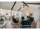 Open living space with dining area and kitchen views, highlighted by unique decor at 303 Longleaf Rd, Summerville, SC 29486