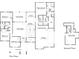 Open floor plan featuring a large kitchen, Gathering room, and three bedrooms at 7210 Raw Dew Dr, Awendaw, SC 29429