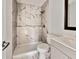 Clean bathroom featuring a shower/tub combo and modern vanity at 110 Manchester Rd, Summerville, SC 29486