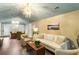 Bright living room with vaulted ceilings and fireplace at 1116 Summerwind Ln, Seabrook Island, SC 29455