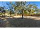 Spacious backyard with established trees and wooden fence at 1216 Taliaferro Ave, Charleston, SC 29412