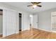 Spacious bedroom with hardwood floors and double closets at 127 Roberts Rd, Summerville, SC 29483