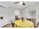 Charming dining room with a round table and built-in hutch at 127 Roberts Rd, Summerville, SC 29483