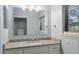 Clean bathroom with granite countertop, single sink vanity, and updated fixtures at 162 High Hammock Villas, Seabrook Island, SC 29455