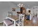 Bright dining area with hardwood floors and a view to backyard at 162 Kirkland St, Goose Creek, SC 29445