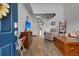 Open entryway showcasing hardwood floors and living room at 162 Kirkland St, Goose Creek, SC 29445