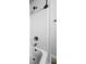 Shower and bath features a white tiled tub and shower combo with chrome fixtures at 162 Kirkland St, Goose Creek, SC 29445