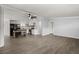 Open kitchen with white cabinets and a rustic island at 2002 Valnore Rd, Johns Island, SC 29455