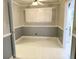 Small dining area with gray and white tile flooring at 201 Center St, Walterboro, SC 29488