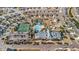 Aerial view of community and amenities including tennis courts at 218 River Martin Ct, Summerville, SC 29483
