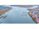 Aerial view of marina and waterfront property at 2395 Folly Road Rd # 4F, Folly Beach, SC 29439