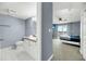 Clean bathroom with a single sink vanity, toilet and shower/tub combo at 2395 Folly Road Rd # 4F, Folly Beach, SC 29439