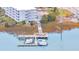 Community boat dock with several boats at 2395 Folly Road Rd # 4F, Folly Beach, SC 29439
