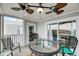 Enjoy water views from this screened balcony at 2395 Folly Road Rd # 4F, Folly Beach, SC 29439