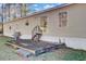 Back deck with grill and access from sliding glass door at 250 W Medina St, Summerville, SC 29483