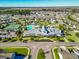 Aerial view of community with pool, tennis courts, and clubhouse at 3204 Cross Vine Ln, Summerville, SC 29483