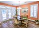 Dining room with round table and access to back porch at 3204 Cross Vine Ln, Summerville, SC 29483