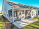 Outdoor screened porch extending from the back of the house at 3204 Cross Vine Ln, Summerville, SC 29483