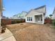 Private backyard with firepit and wooden fence at 376 Watergrass Way, Summerville, SC 29485