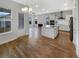 Modern kitchen with island and stainless steel appliances at 376 Watergrass Way, Summerville, SC 29485