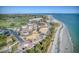 Aerial view of community, beach, and clubhouse at 7 Dunecrest Trace, Seabrook Island, SC 29455