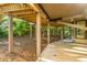 Walk under the home's deck to a lush, natural landscape at 7 Dunecrest Trace, Seabrook Island, SC 29455