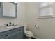 Modern bathroom with granite vanity and updated fixtures at 7315 Coopers Hawk Dr, Hanahan, SC 29410