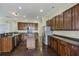 Updated kitchen with stainless steel appliances and an island at 7315 Coopers Hawk Dr, Hanahan, SC 29410