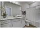 Clean bathroom with single vanity, toilet and shower/tub combo at 962 Dusk Dr, Summerville, SC 29486