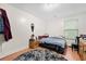 Comfortable bedroom with a bed, dresser and rug at 9632 Scarborough Ct, Summerville, SC 29485