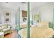 Cheerful bedroom with twin beds and light green accents at 119 Halona Ln, Kiawah Island, SC 29455