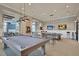 Game room with pool tables and bar area at 119 Leeward Lndg, Summerville, SC 29486