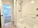 Bathroom with shower/tub combo and tiled floor at 1530 Fort Johnson Rd # 2 K, Charleston, SC 29412