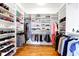 Custom walk-in closet with shelves, rods, and plenty of storage at 1583 Paradise Lake Dr, Mount Pleasant, SC 29464
