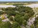 Aerial view of property, showcasing its waterfront access and surroundings at 2028 Coker Ave, Charleston, SC 29412