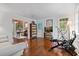 Spacious exercise room with hardwood floors and home gym at 2028 Coker Ave, Charleston, SC 29412