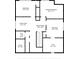 Floor plan displaying a 2-story home with multiple bedrooms and open layout at 2028 Coker Ave, Charleston, SC 29412